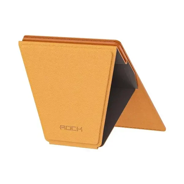 پایه نگهدارنده و کیف کارت اعتباری مگنتی چرمی آیفون سری 12 راک ROCK RPH0968 Magnetic Card holder Stand