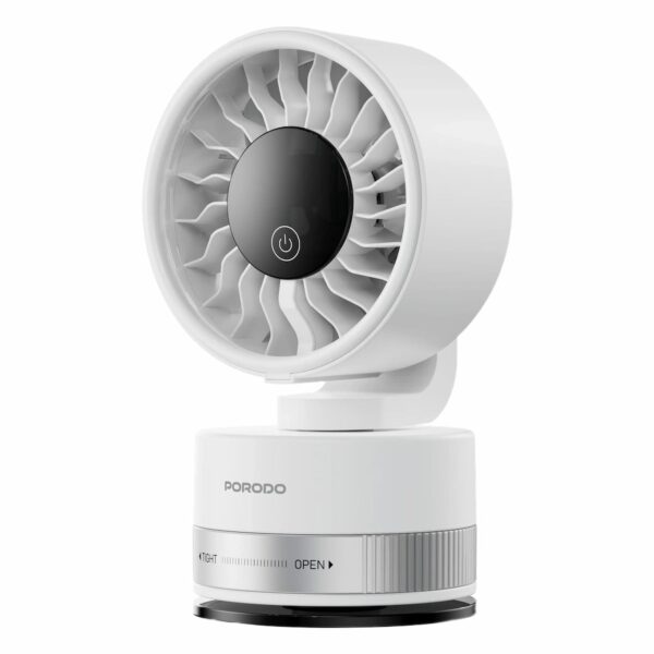 فن خنک کننده پورودو - Porodo Lifestyle Chillo Luxe Portable Suction Cup Fan